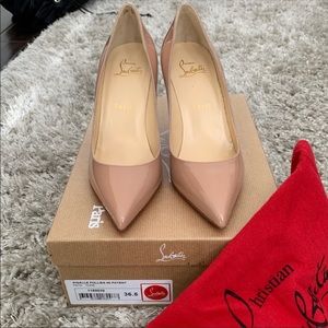 Christian Louboutin. Nude heels